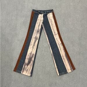 T.e.a. Patchwork Flare Jeans Size Small